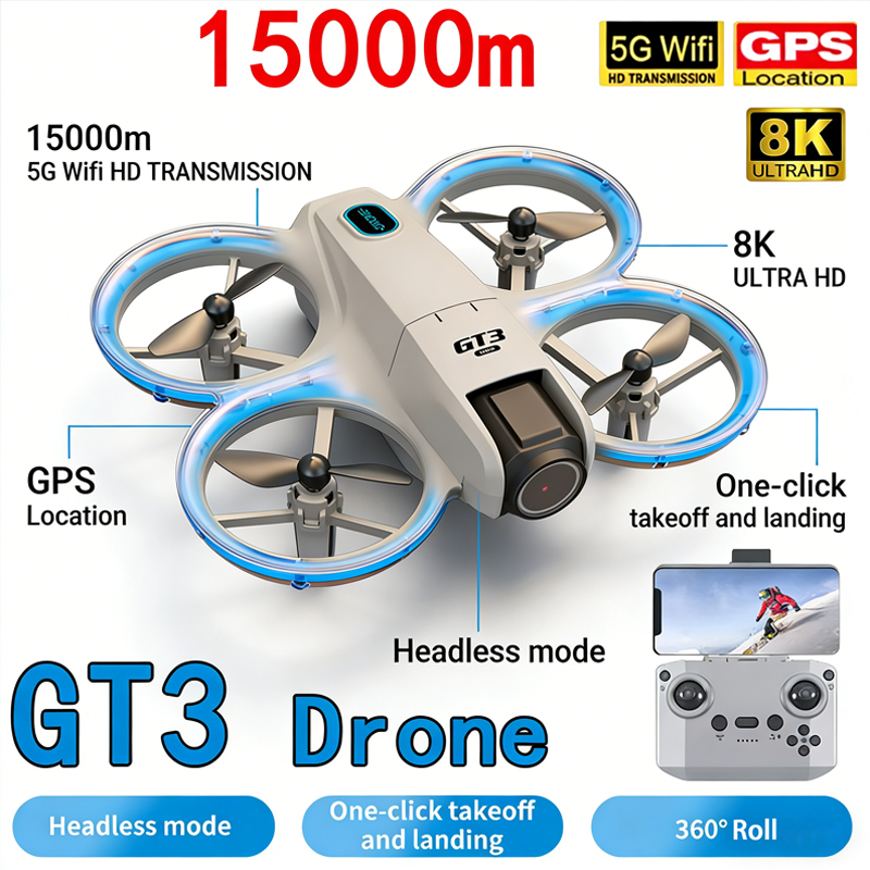 New GT3 MAX Drone 8K HD Aerial - đánh giá và giá Drone Without Rc