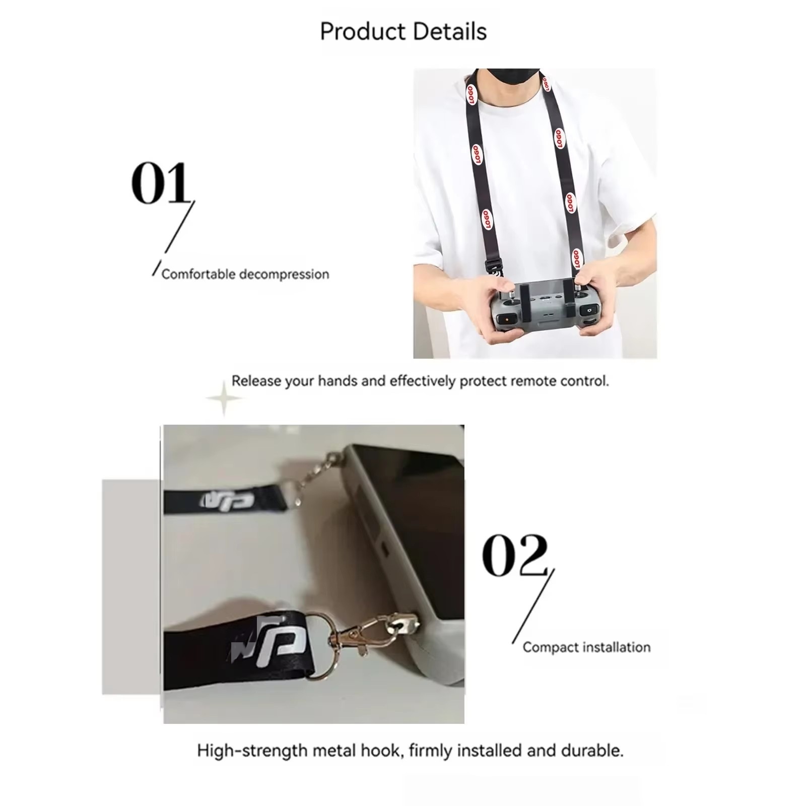 Lanyard for DJI RC & RC 2 & RC - đánh giá và giá Drone Rc Belt