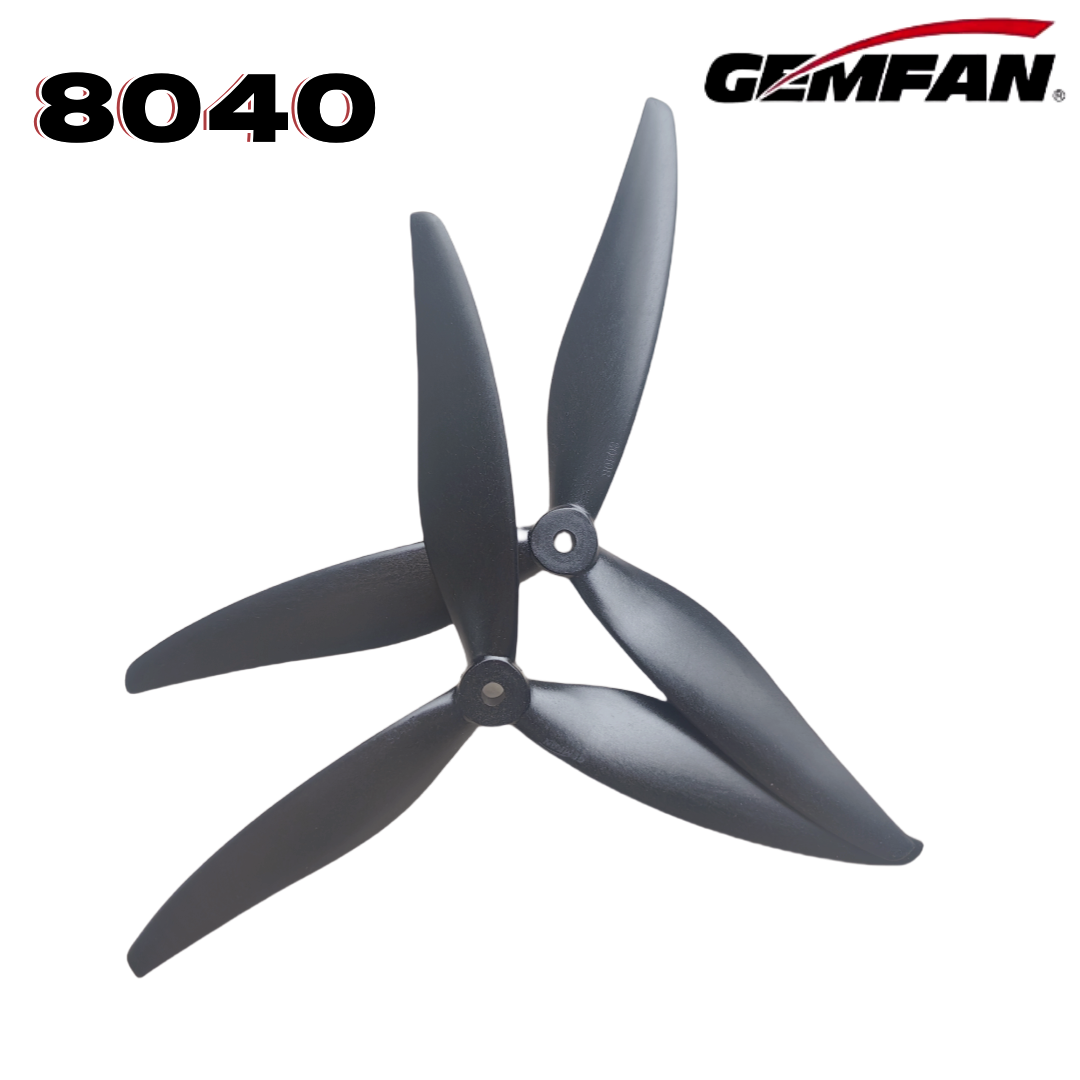 Gemfan 8040 8X4X3 3-blade 8-in - đánh giá và giá Drone Tech Rc