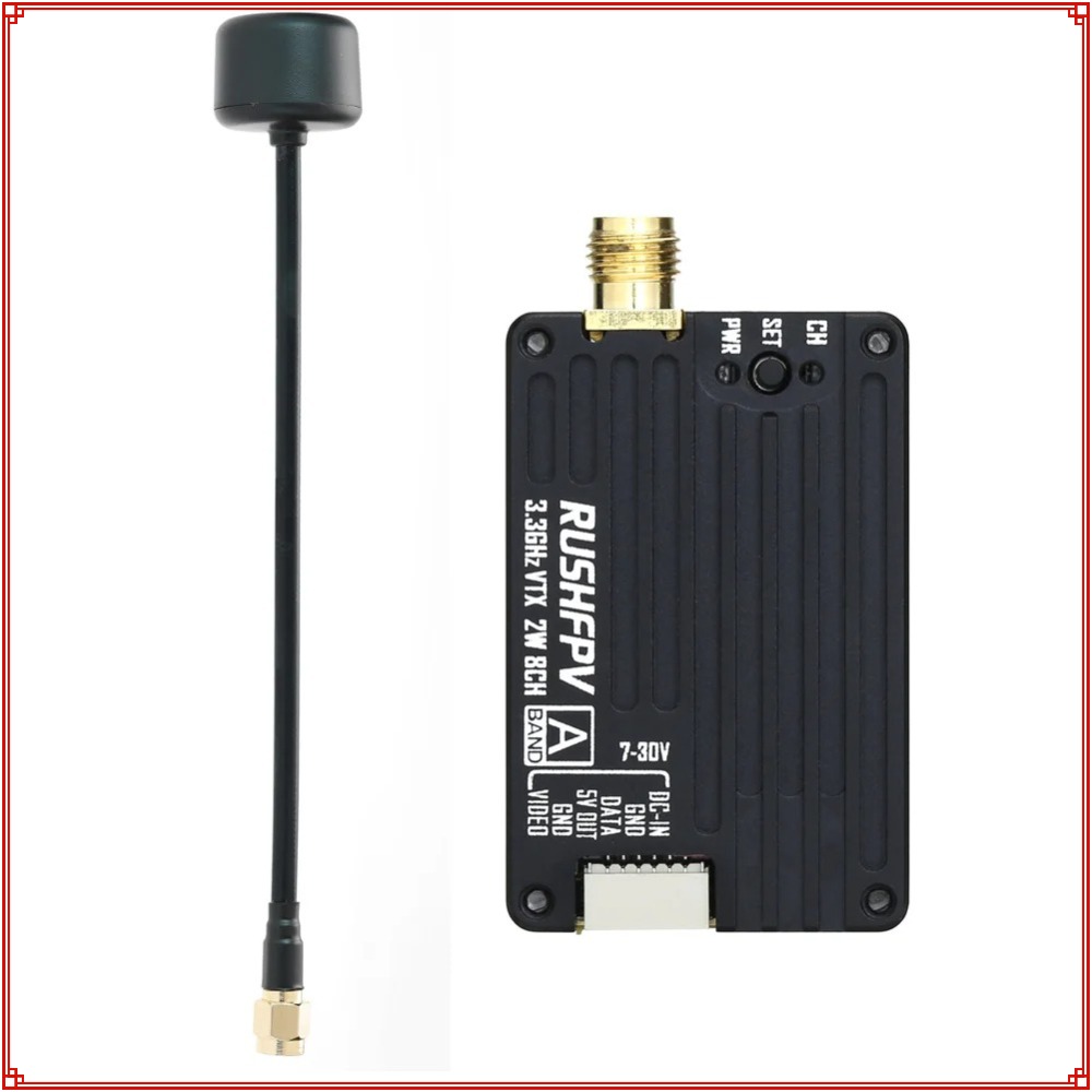 2026 New RUSHFPV 3.3G 2W VTX T - đánh giá và giá Drone Rc Transmitter And Receiver