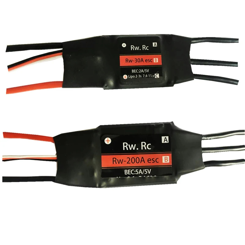 RW.RC 2-6S 30A/50A/70A/125A/20 - đánh giá và giá Rc Boat Brushless Motor