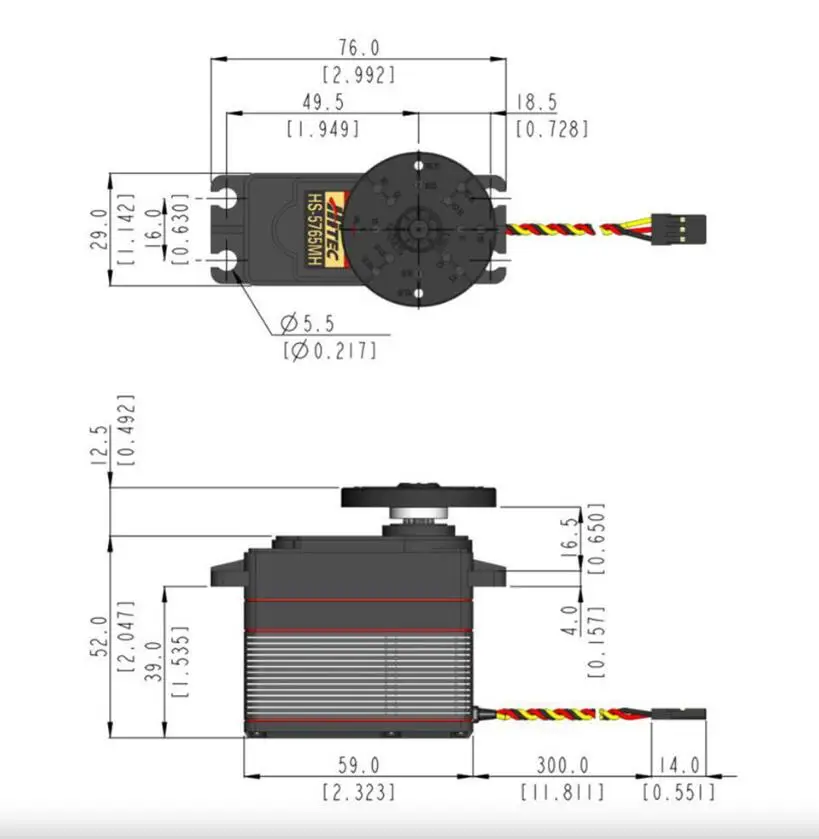 HS-5765MH High Voltage Program - đánh giá và giá Rc Car Servo