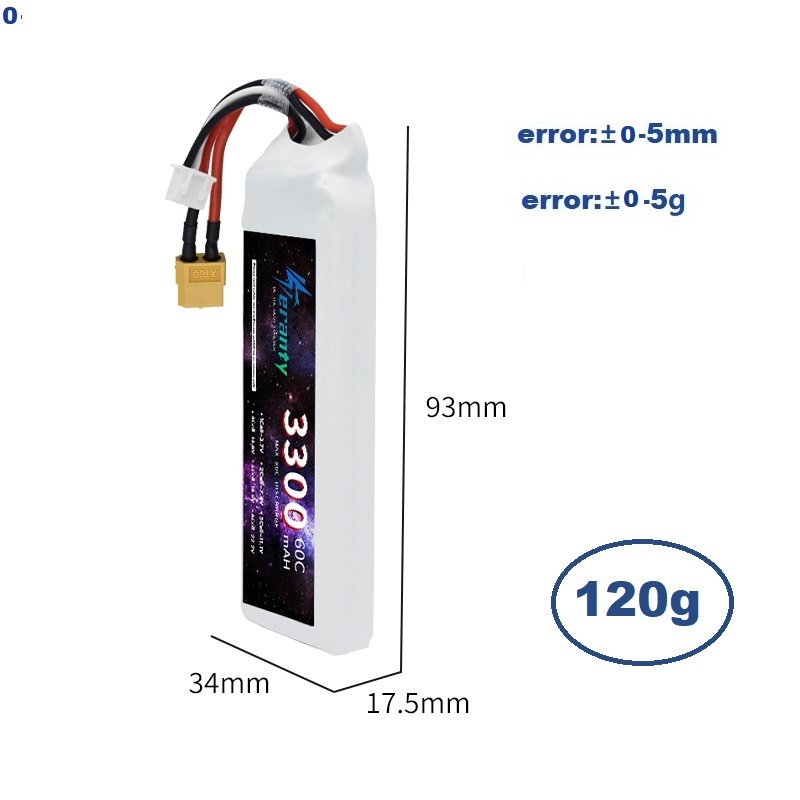 2S 7.4V LiPo Battery 3300mAh 6 - đánh giá và giá Drone Tech Rc