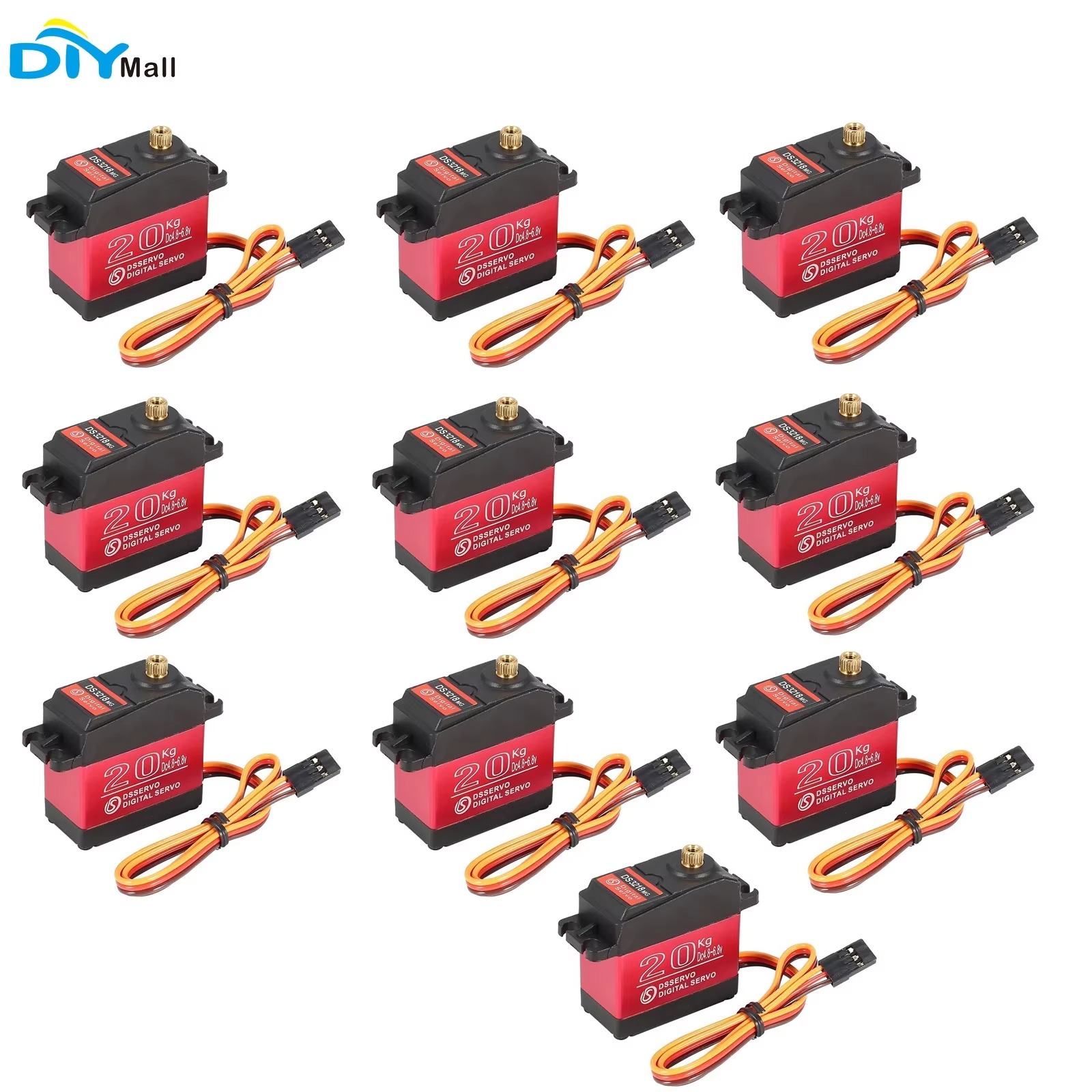 10PCS DS3218 20KG Digital Serv - đánh giá và giá Rc Car Servo