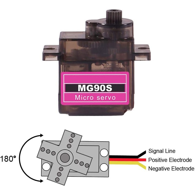 MG90S Servo 5/10/20/40Pcs All  - đánh giá và giá Rc Car Servo